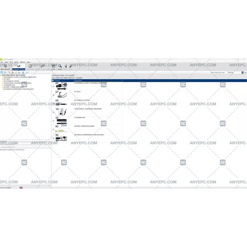 CLAAS PARTS DOC AGRICULTURAL with MACHINE CONFIGURATION 2.2 UPDATE 882 [2025.05]