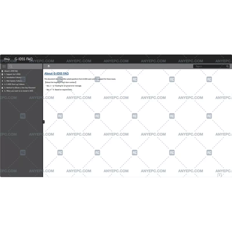 ISUZU G-IDSS DIAGNOSTIC SERVICE SYSTEM 2025.03 ISUZU G-IDSS DIAGNOSTIC SERVICE SYSTEM 2025.03