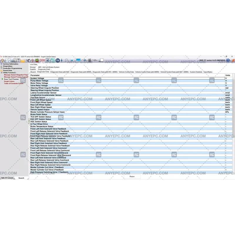 ISUZU G-IDSS DIAGNOSTIC SERVICE SYSTEM 2025.03 ISUZU G-IDSS DIAGNOSTIC SERVICE SYSTEM 2025.03