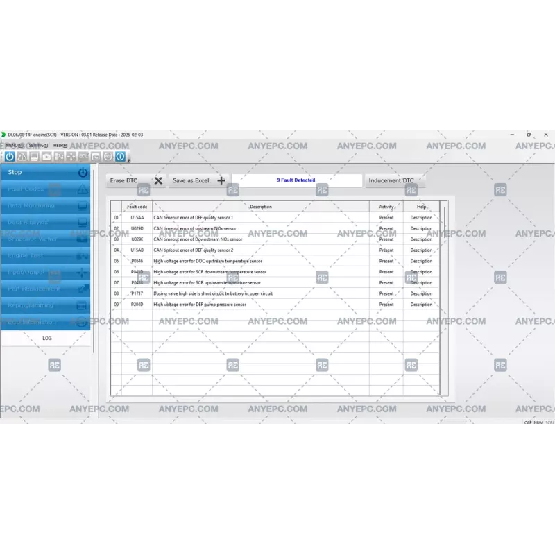 HYUNDAI INFRACORE SCR DL06-08 T4F ENGINE 03.01 [2025.02]