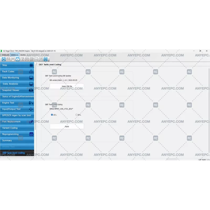 HYUNDAI INFRACORE G2 STAGE V (INCL. T4F) DM-DN ENGINE 01.50 [2025.01]