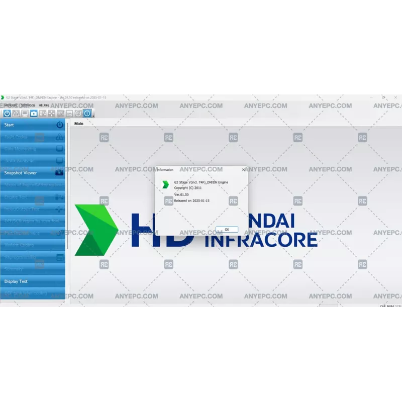 HYUNDAI INFRACORE G2 STAGE V (INCL. T4F) DM-DN ENGINE 01.50 [2025.01]