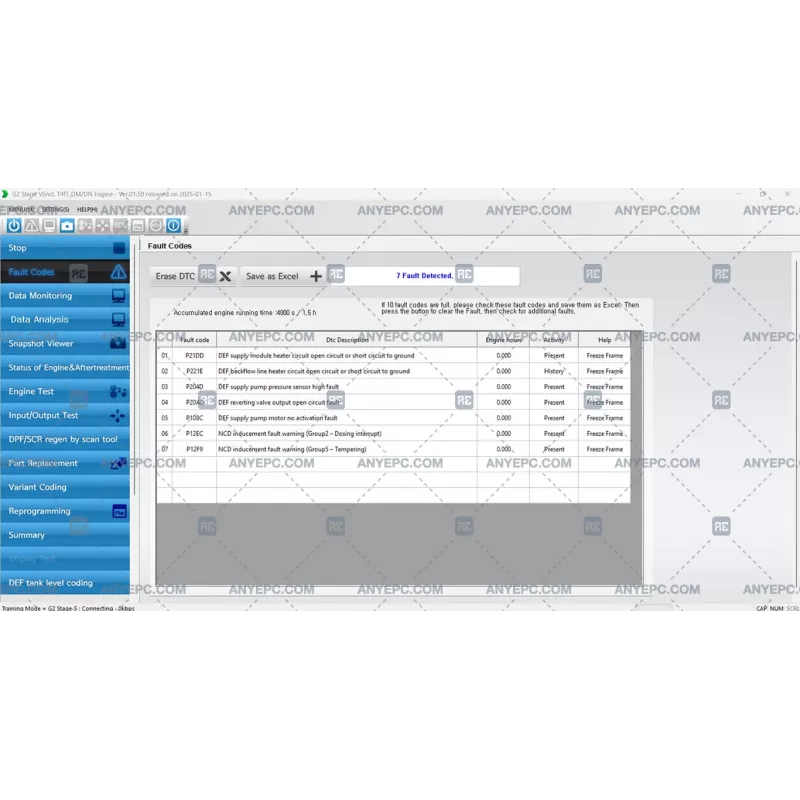 HYUNDAI INFRACORE G2 STAGE V (INCL. T4F) DM-DN ENGINE 01.50 [2025.01]