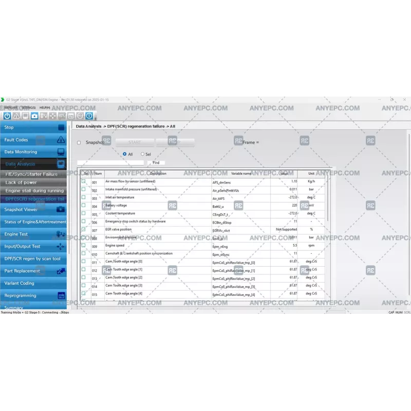 HYUNDAI INFRACORE G2 STAGE V (INCL. T4F) DM-DN ENGINE 01.50 [2025.01]