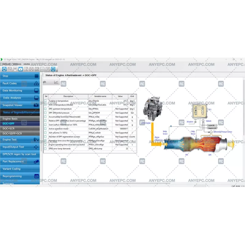 HYUNDAI INFRACORE G2 STAGE V (INCL. T4F) DM-DN ENGINE 01.50 [2025.01]