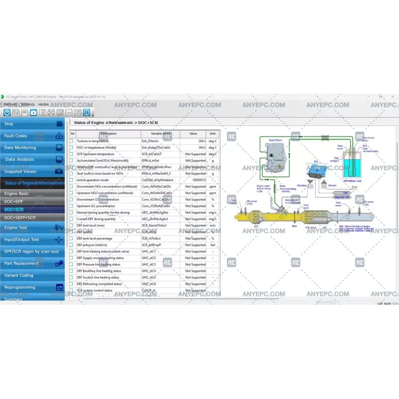HYUNDAI INFRACORE G2 STAGE V (INCL. T4F) DM-DN ENGINE 01.50 [2025.01]