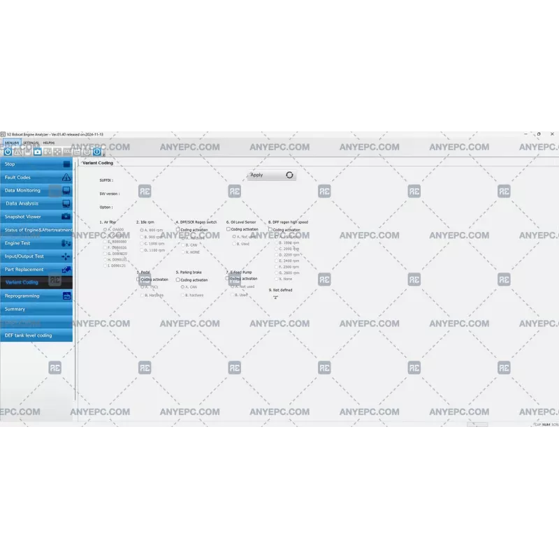 BOBCAT V2 ENGINE ANALYZER 01.40 [2024.11]