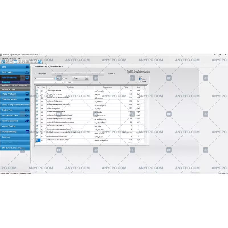 BOBCAT V2 ENGINE ANALYZER 01.40 [2024.11]