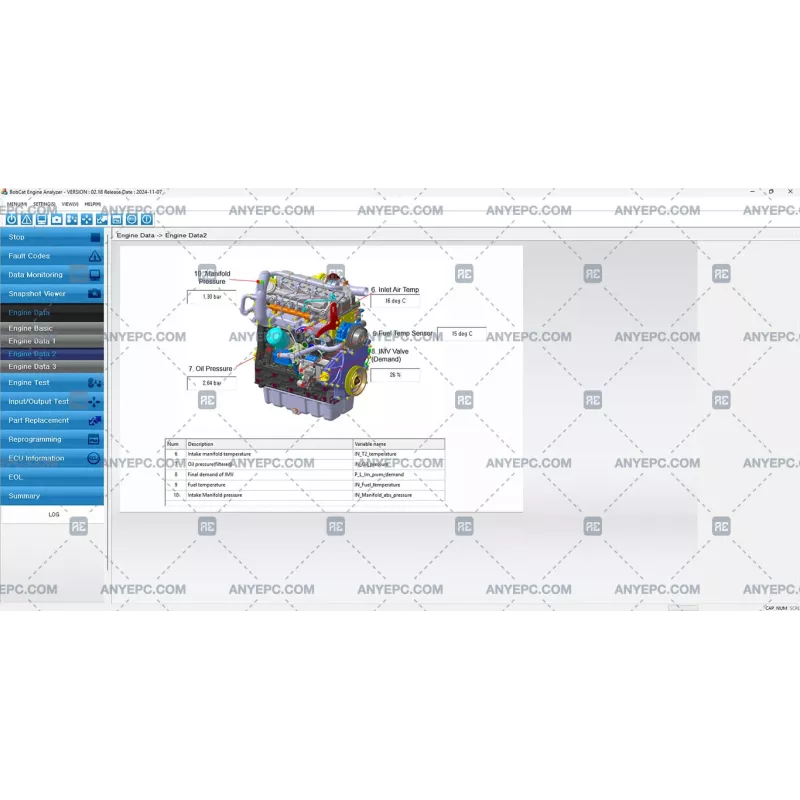 BOBCAT ENGINE ANALYZER ECU 02.18 [2024.11]