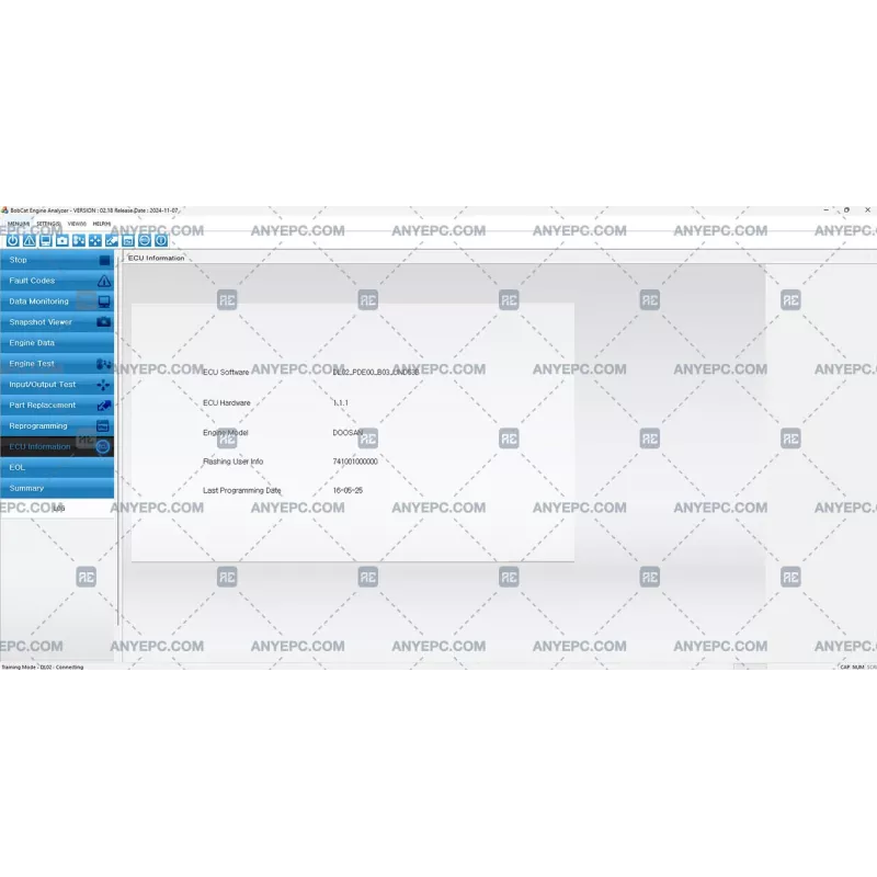 BOBCAT ENGINE ANALYZER ECU 02.18 [2024.11]