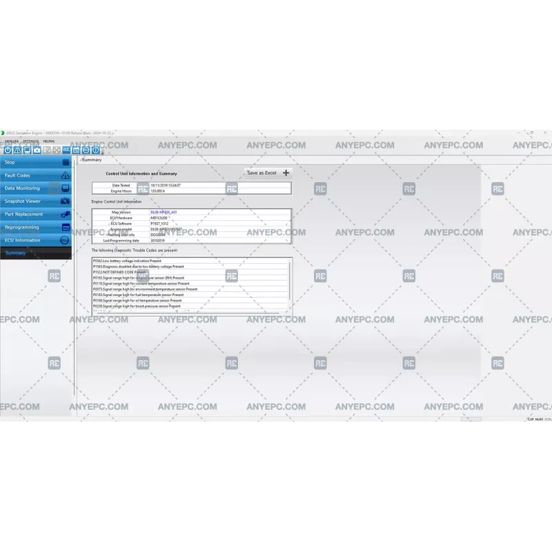 HYUNDAI INFRACORE DX22 GENSET 01.00 [2024.10]