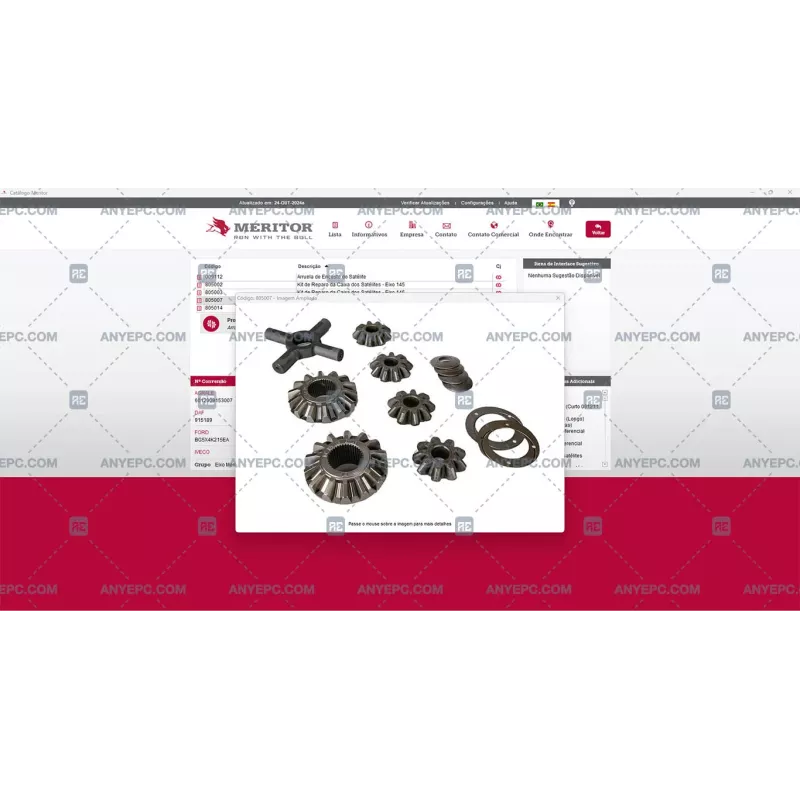 MERITOR PARTS CATALOG 2024.10