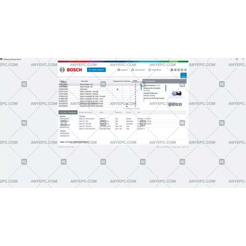 BOSCH AUTOPECAS PARTS CATALOG 2024.10