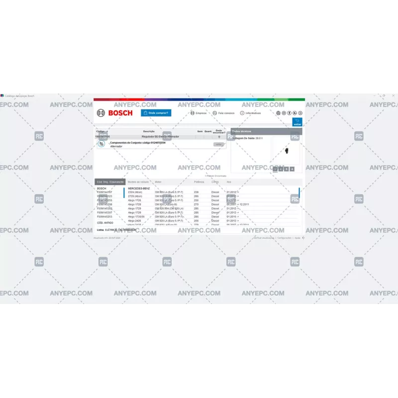 BOSCH AUTOPECAS PARTS CATALOG 2024.10