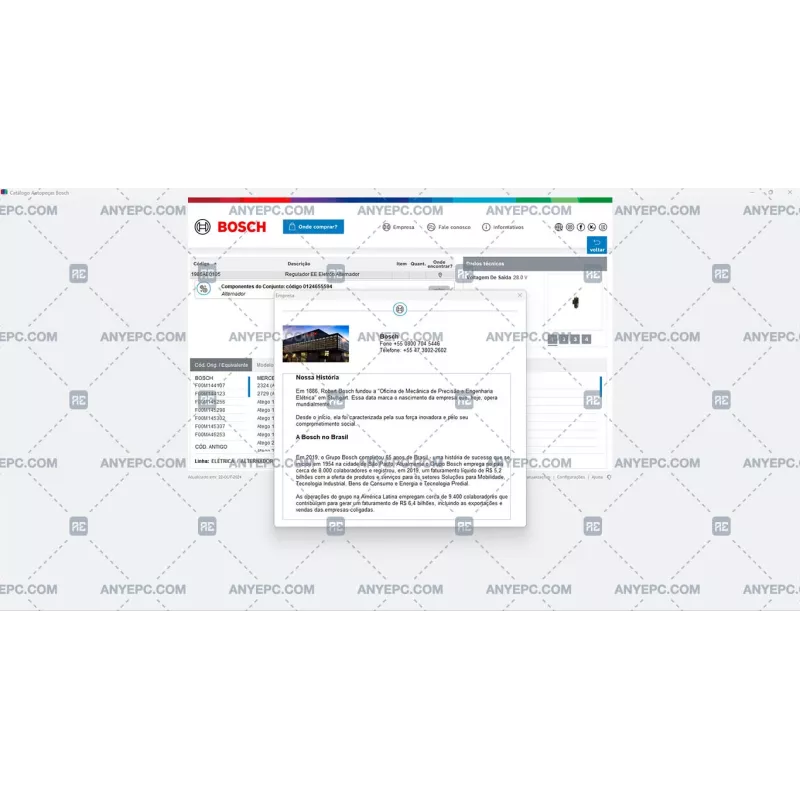 BOSCH AUTOPECAS PARTS CATALOG 2024.10