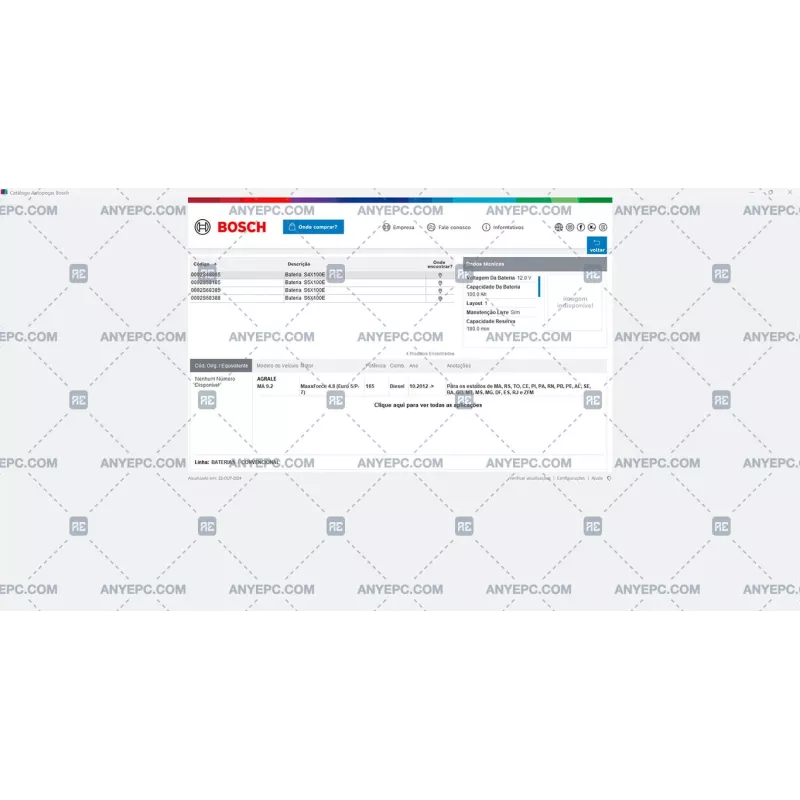 BOSCH AUTOPECAS PARTS CATALOG 2024.10