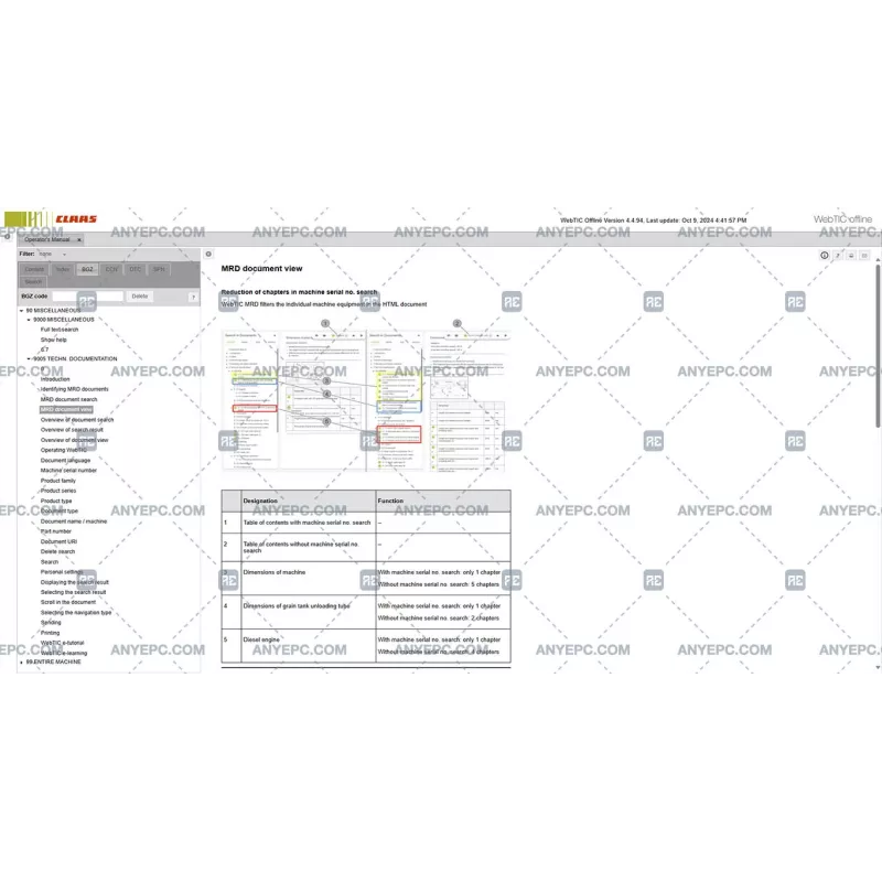 CLAAS WEBTIC OFFLINE ENGLISH 4.4.94 [2024.10]