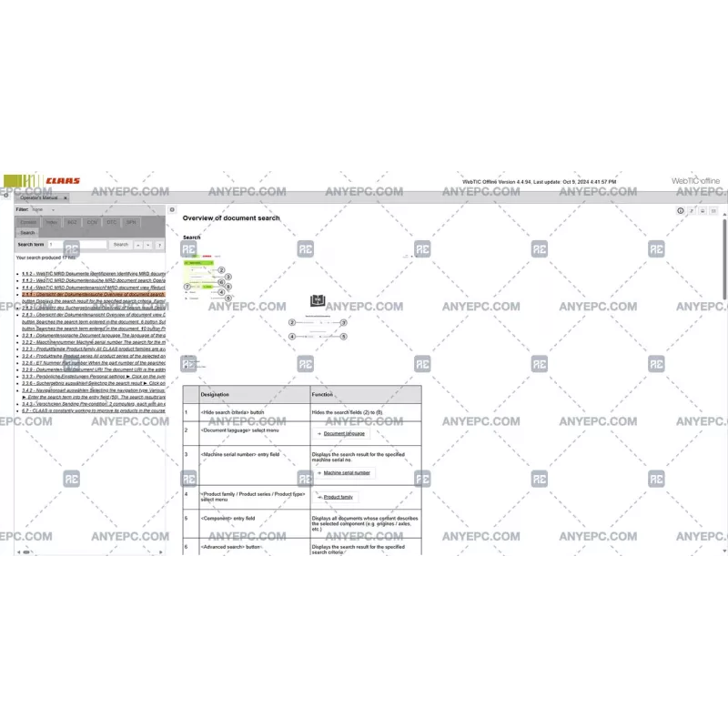 CLAAS WEBTIC OFFLINE ENGLISH 4.4.94 [2024.10]