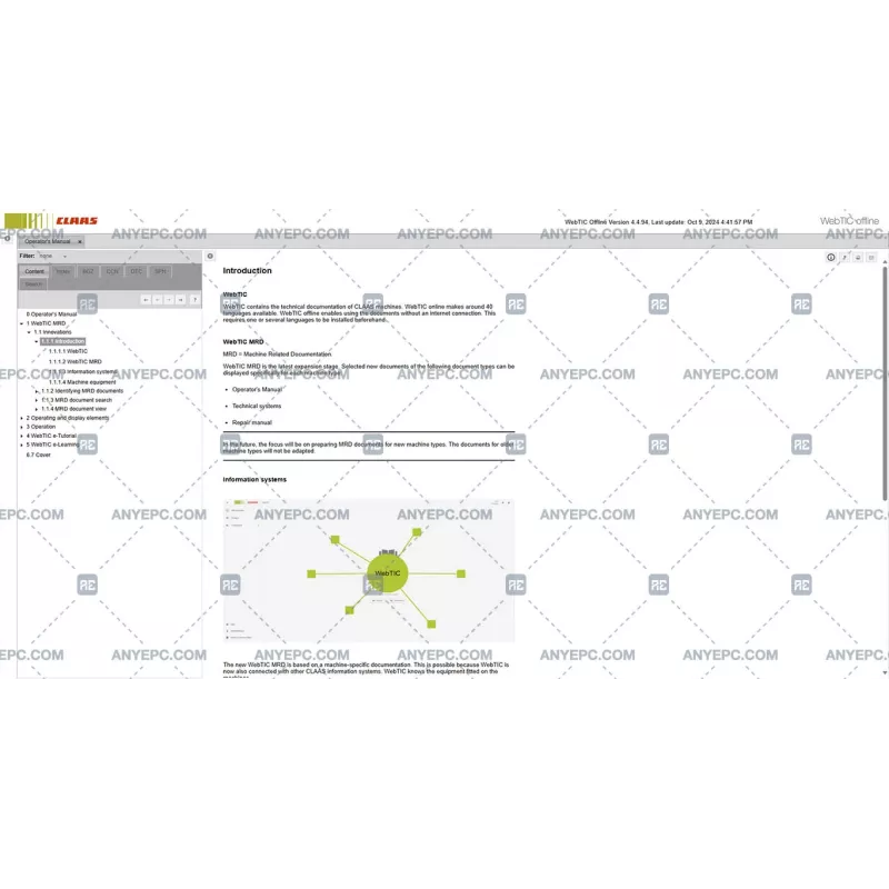 CLAAS WEBTIC OFFLINE ENGLISH 4.4.94 [2024.10]