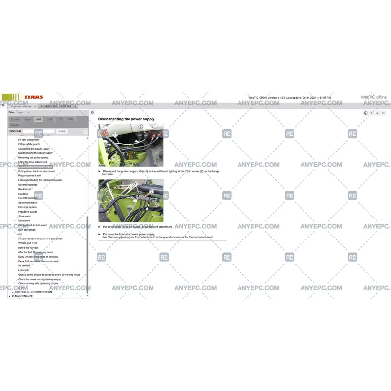 CLAAS WEBTIC OFFLINE ENGLISH 4.4.94 [2024.10]