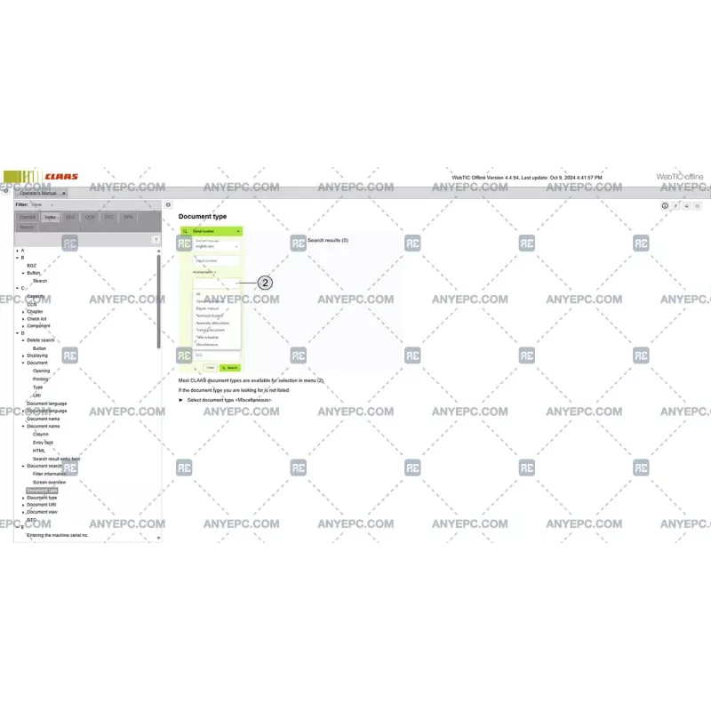 CLAAS WEBTIC OFFLINE ENGLISH 4.4.94 [2024.10]
