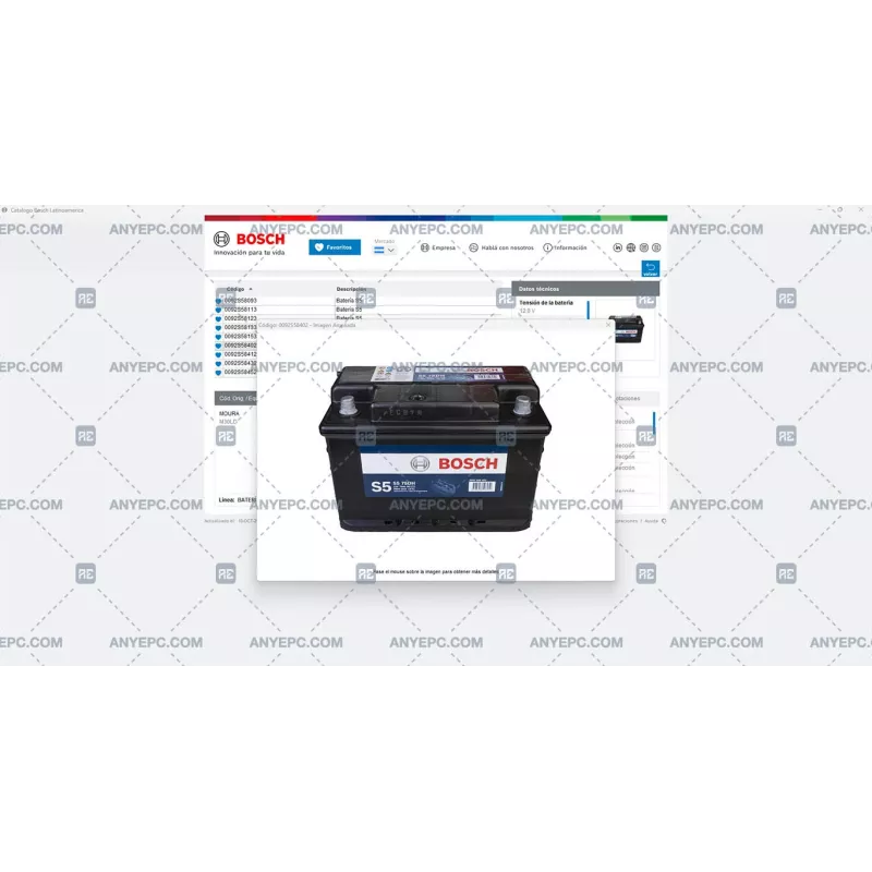 BOSCH PARTS CATALOG LATINOAMERICA 2024.10