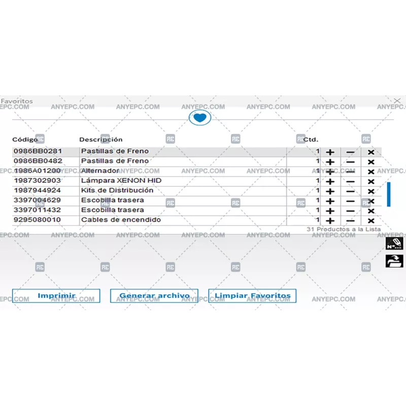 BOSCH PARTS CATALOG LATINOAMERICA 2024.10