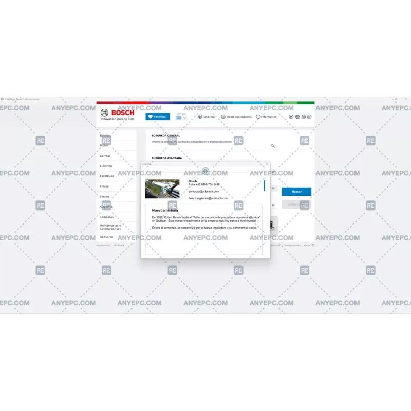 BOSCH PARTS CATALOG LATINOAMERICA 2024.10