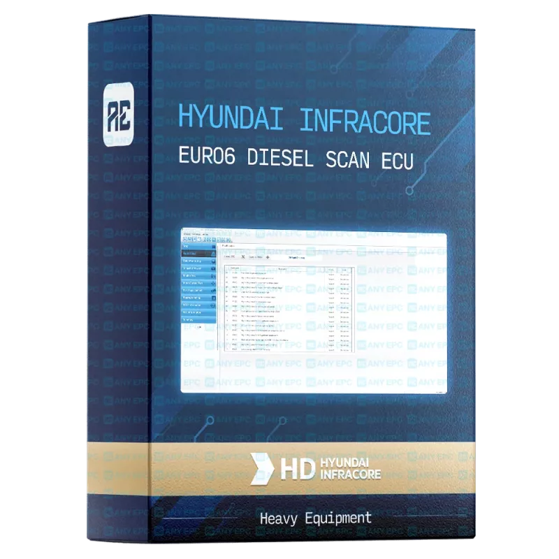 HYUNDAI INFRACORE EURO6 DIESEL SCAN ECU 01.00 [2024.10]