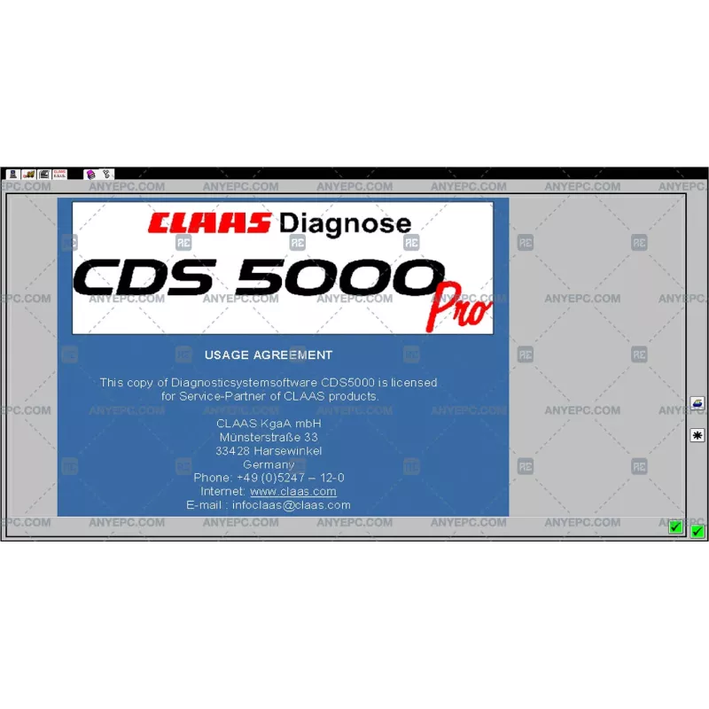 CLAAS DIAGNOSTIC SYSTEM 5000
