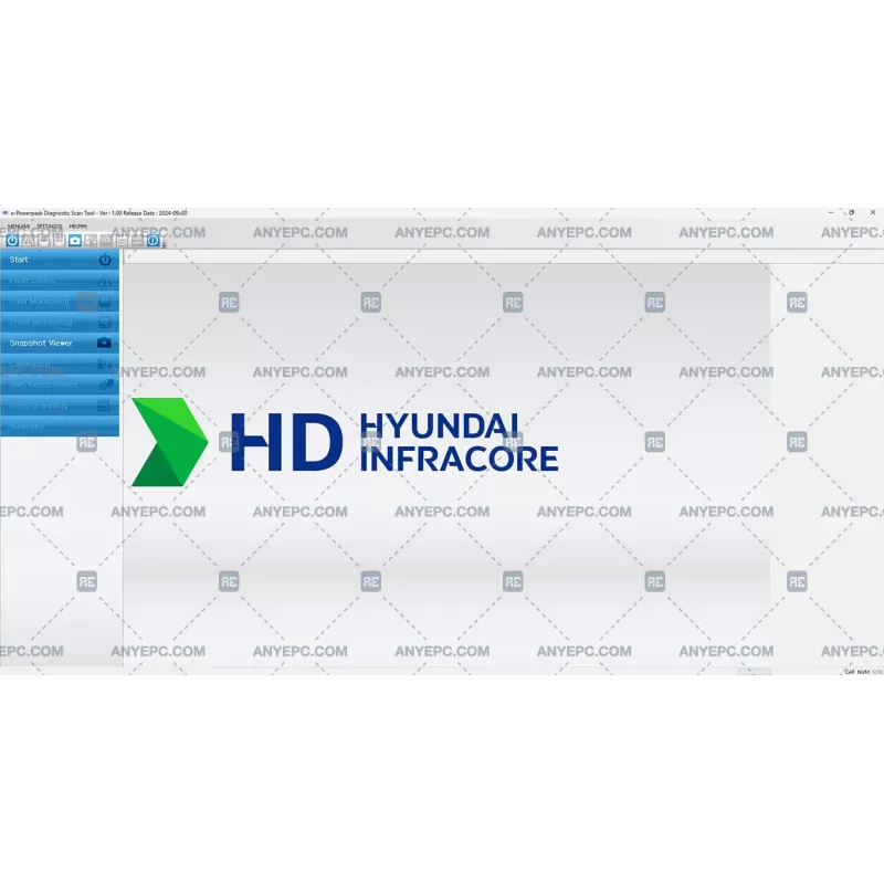 HYUNDAI INFRACORE E-POWERPACK DIAGNOSTIC SCAN TOOL 1.00 [2024.09]