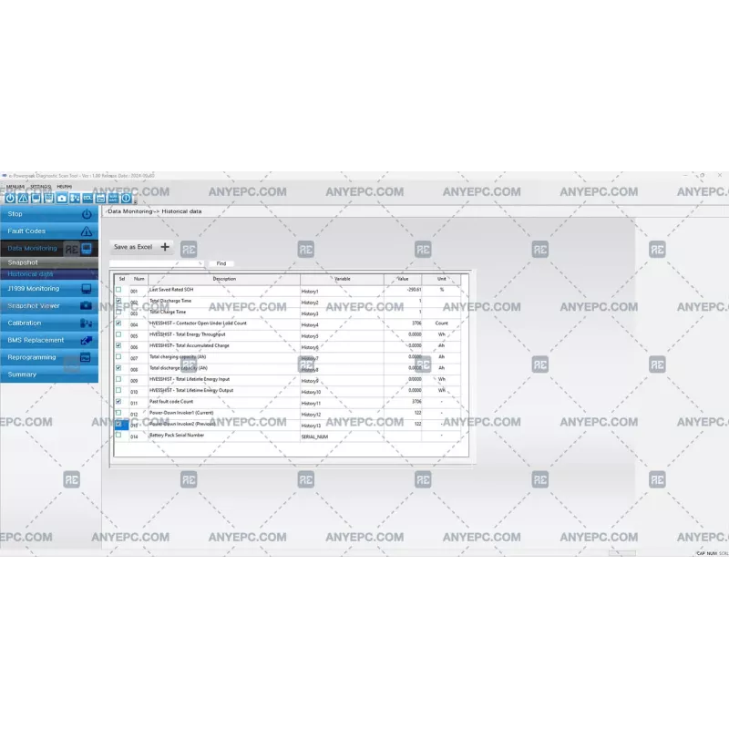 HYUNDAI INFRACORE E-POWERPACK DIAGNOSTIC SCAN TOOL 1.00 [2024.09]