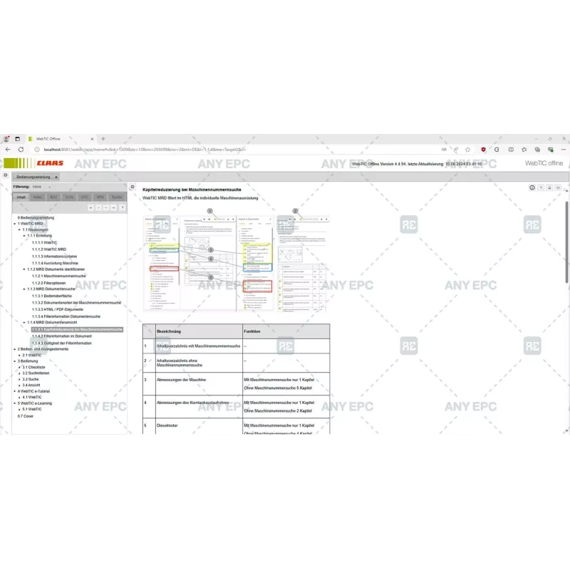 CLAAS WEBTIC OFFLINE GERMAN 4.4.94 [2024.08]