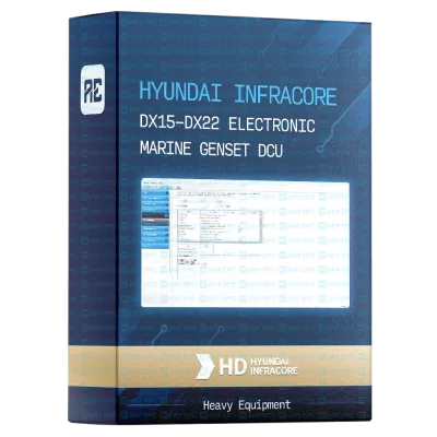 HYUNDAI INFRACORE DX15-DX22 ELECTRONIC MARINE GENSET DCU 01.30R4 [2024.07]