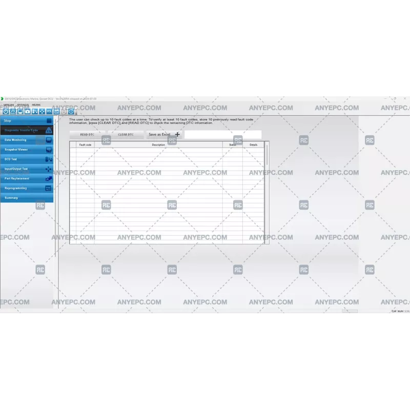HYUNDAI INFRACORE DX15-DX22 ELECTRONIC MARINE GENSET DCU 01.30R4 [2024.07]