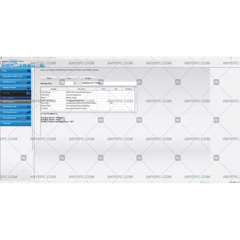 HYUNDAI INFRACORE DX15-DX22 ELECTRONIC MARINE GENSET DCU 01.30R4 [2024.07]