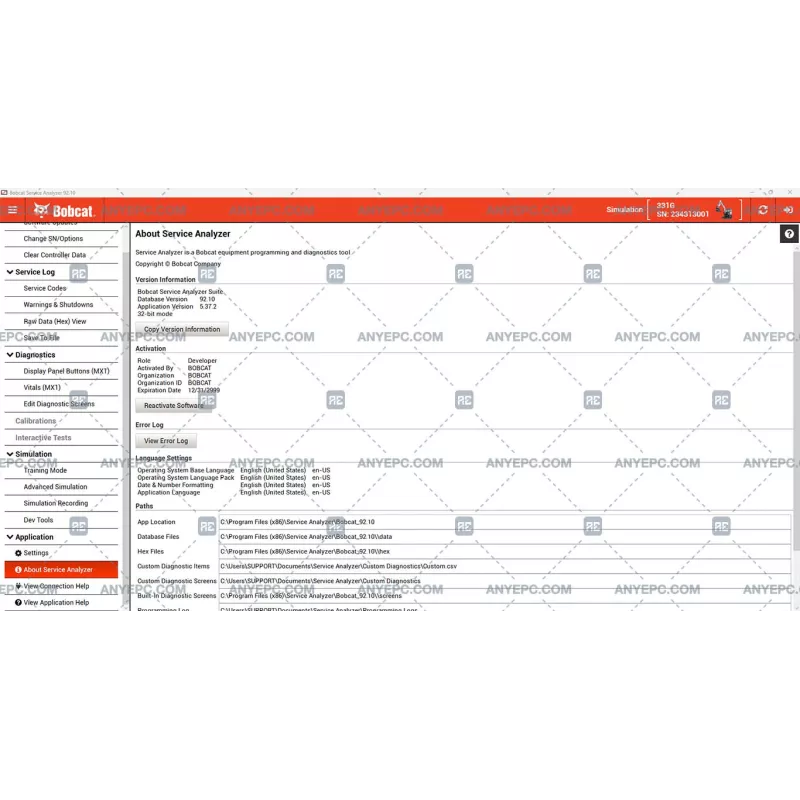 BOBCAT SERVICE ANALYZER 92.10 [2024.06]