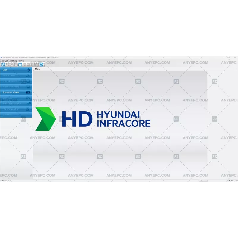 HYUNDAI INFRACORE E-POWERPACK DIAGNOSTIC PROGRAM 01.00 R1 [2024.05]