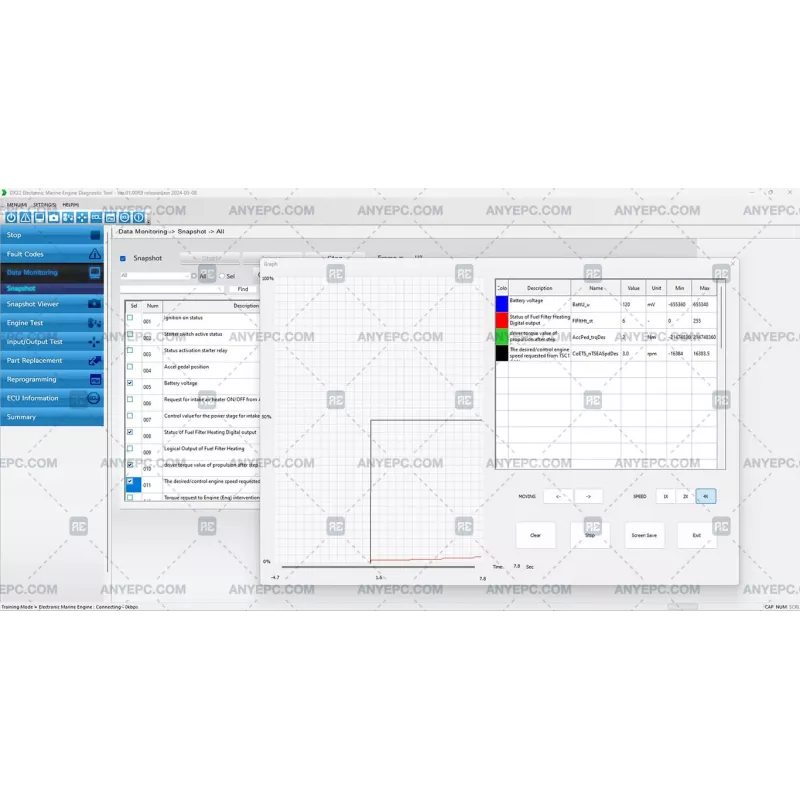 HYUNDAI INFRACORE DX22 ELECTRONIC MARINE ENGINE DIAGNOSTIC TOOL 01.00 [2024.05]