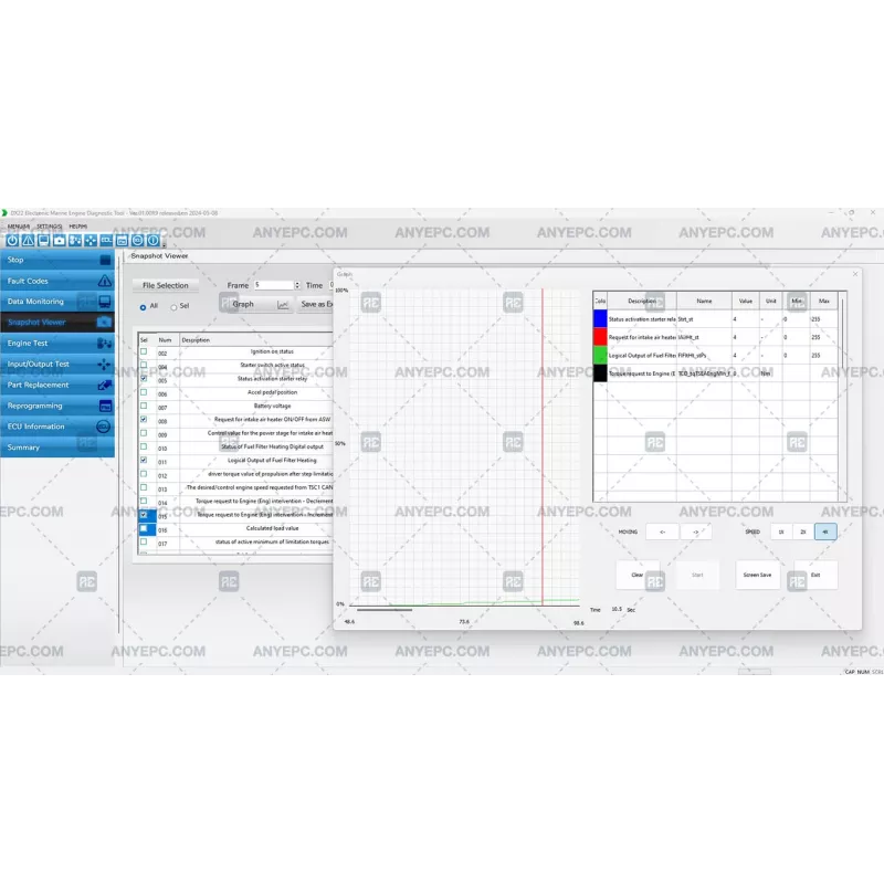HYUNDAI INFRACORE DX22 ELECTRONIC MARINE ENGINE DIAGNOSTIC TOOL 01.00 [2024.05]