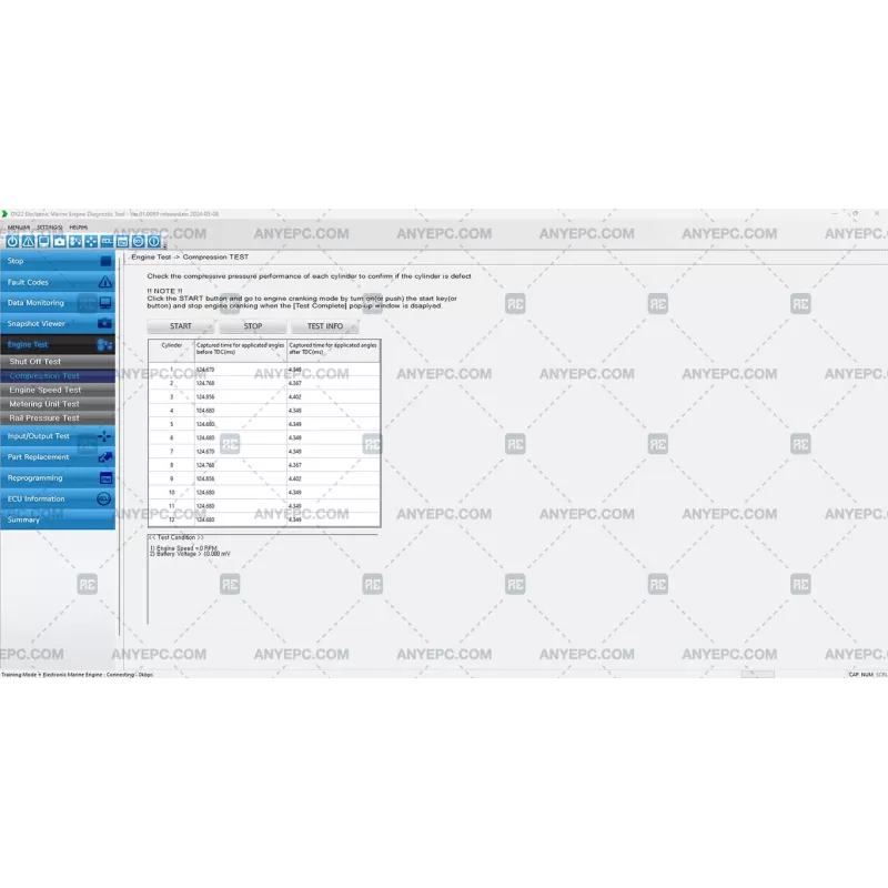 HYUNDAI INFRACORE DX22 ELECTRONIC MARINE ENGINE DIAGNOSTIC TOOL 01.00 [2024.05]