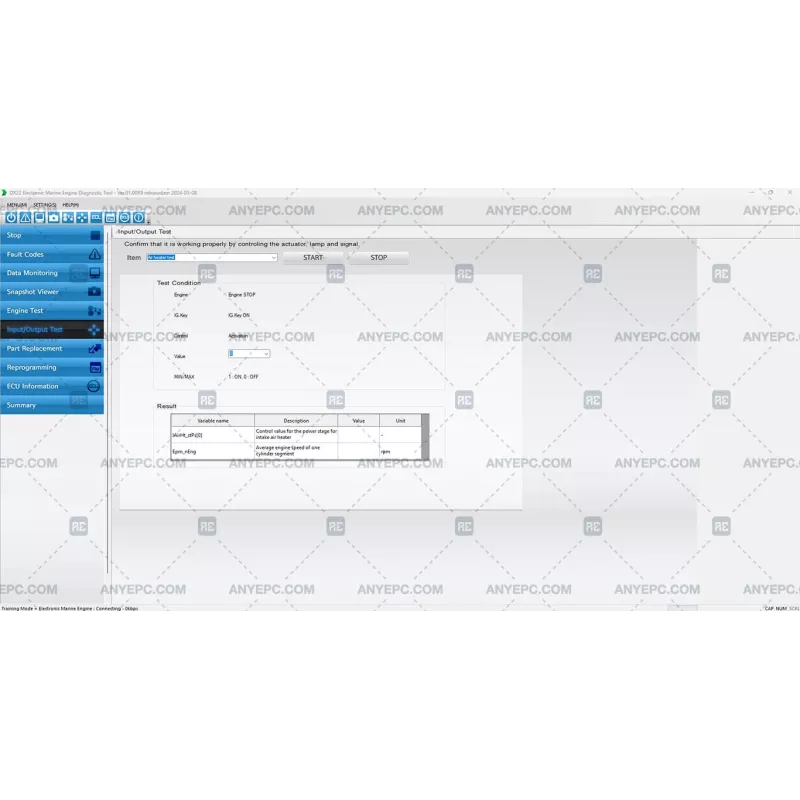 HYUNDAI INFRACORE DX22 ELECTRONIC MARINE ENGINE DIAGNOSTIC TOOL 01.00 [2024.05]