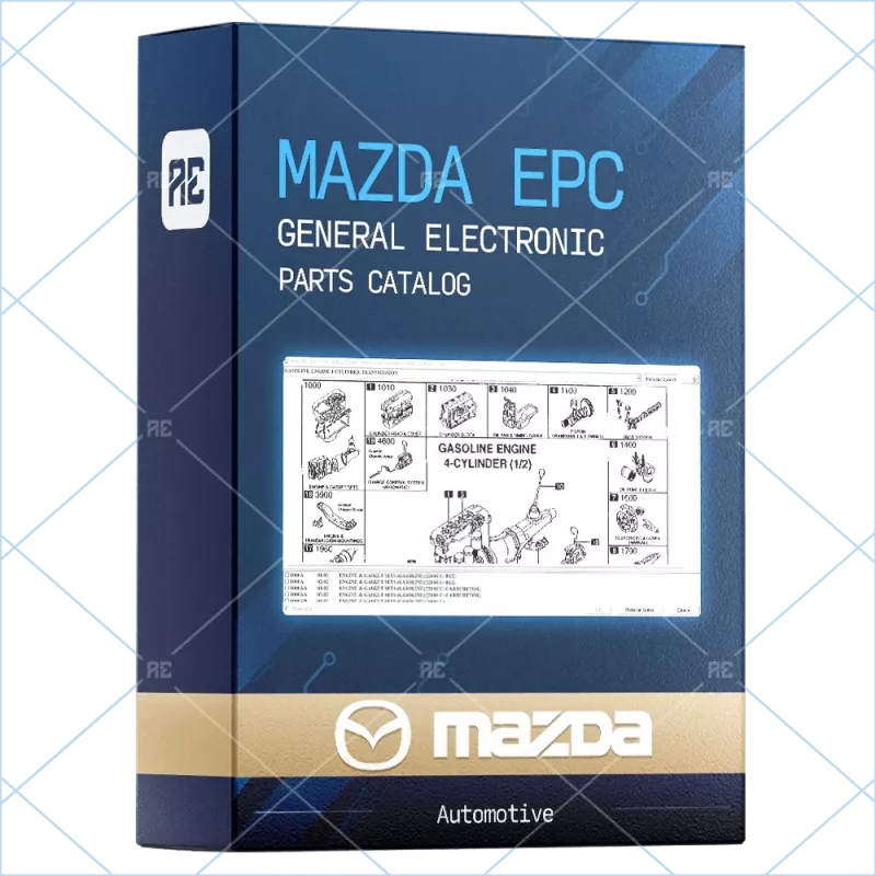 MAZDA GENERAL ELECTRONIC PARTS CATALOGUE 2024.05