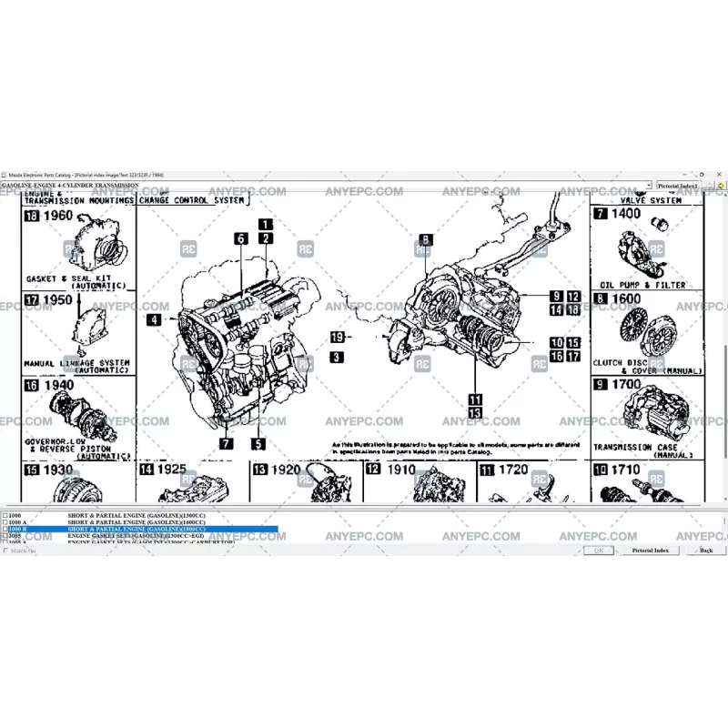 MAZDA GENERAL ELECTRONIC PARTS CATALOGUE 2024.05