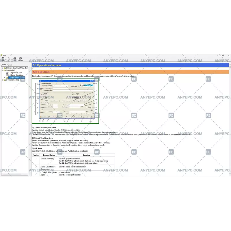 MAZDA GENERAL ELECTRONIC PARTS CATALOGUE 2024.05