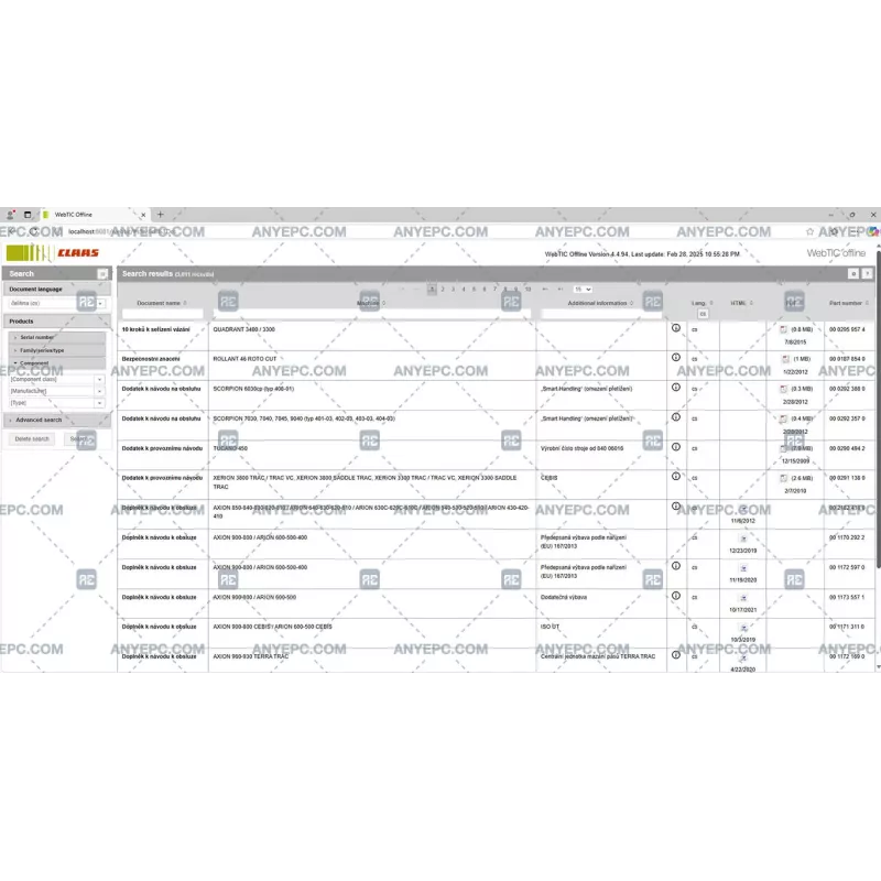 CLAAS WEBTIC OFFLINE CZECH 4.4.94 [2024.02]