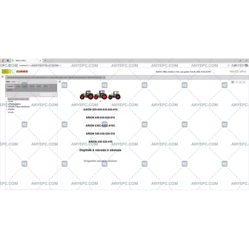 CLAAS WEBTIC OFFLINE CZECH 4.4.94 [2024.02]