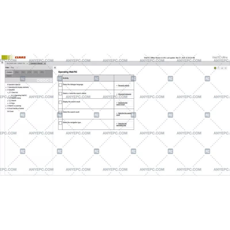 CLAAS WEBTIC OFFLINE DUTCH 4.4.94 [2024.02]