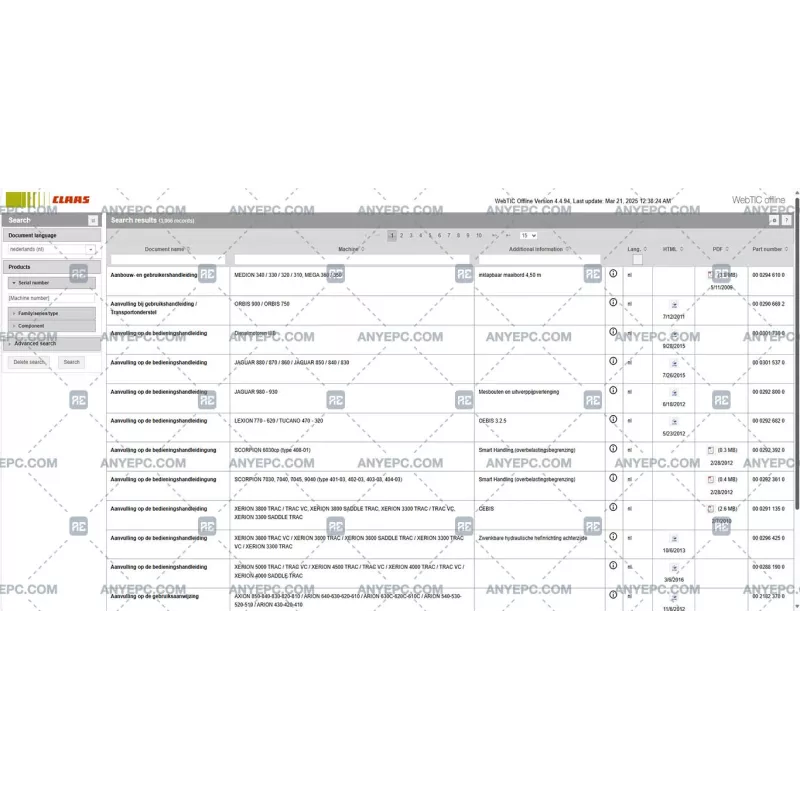 CLAAS WEBTIC OFFLINE DUTCH 4.4.94 [2024.02]
