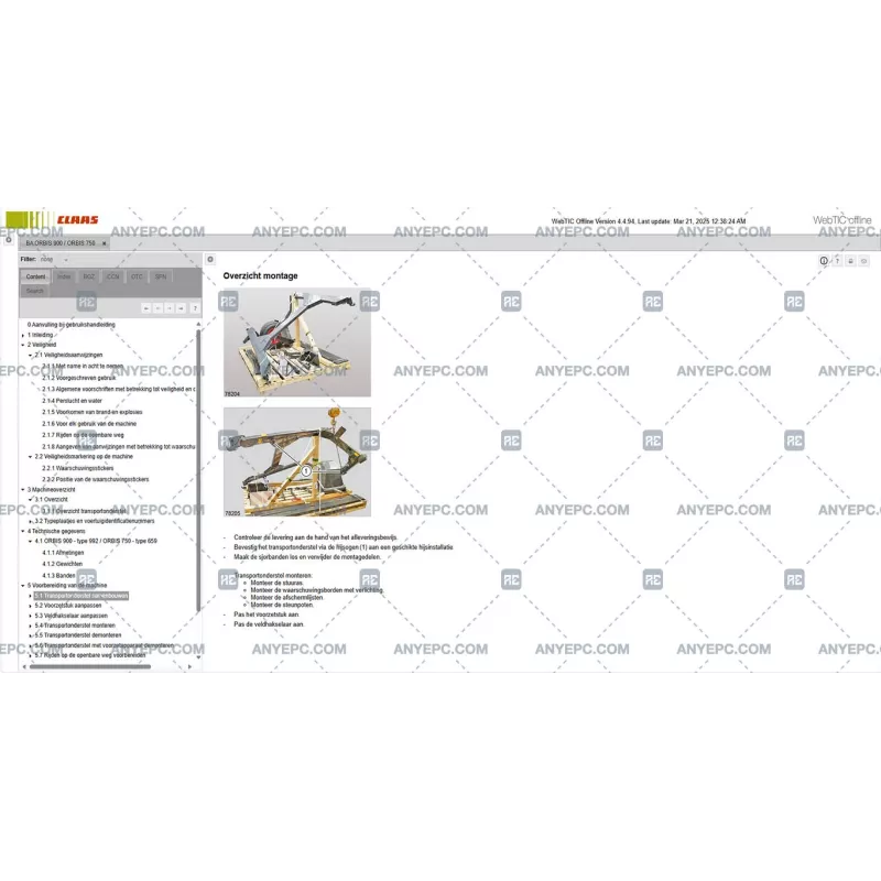 CLAAS WEBTIC OFFLINE DUTCH 4.4.94 [2024.02]